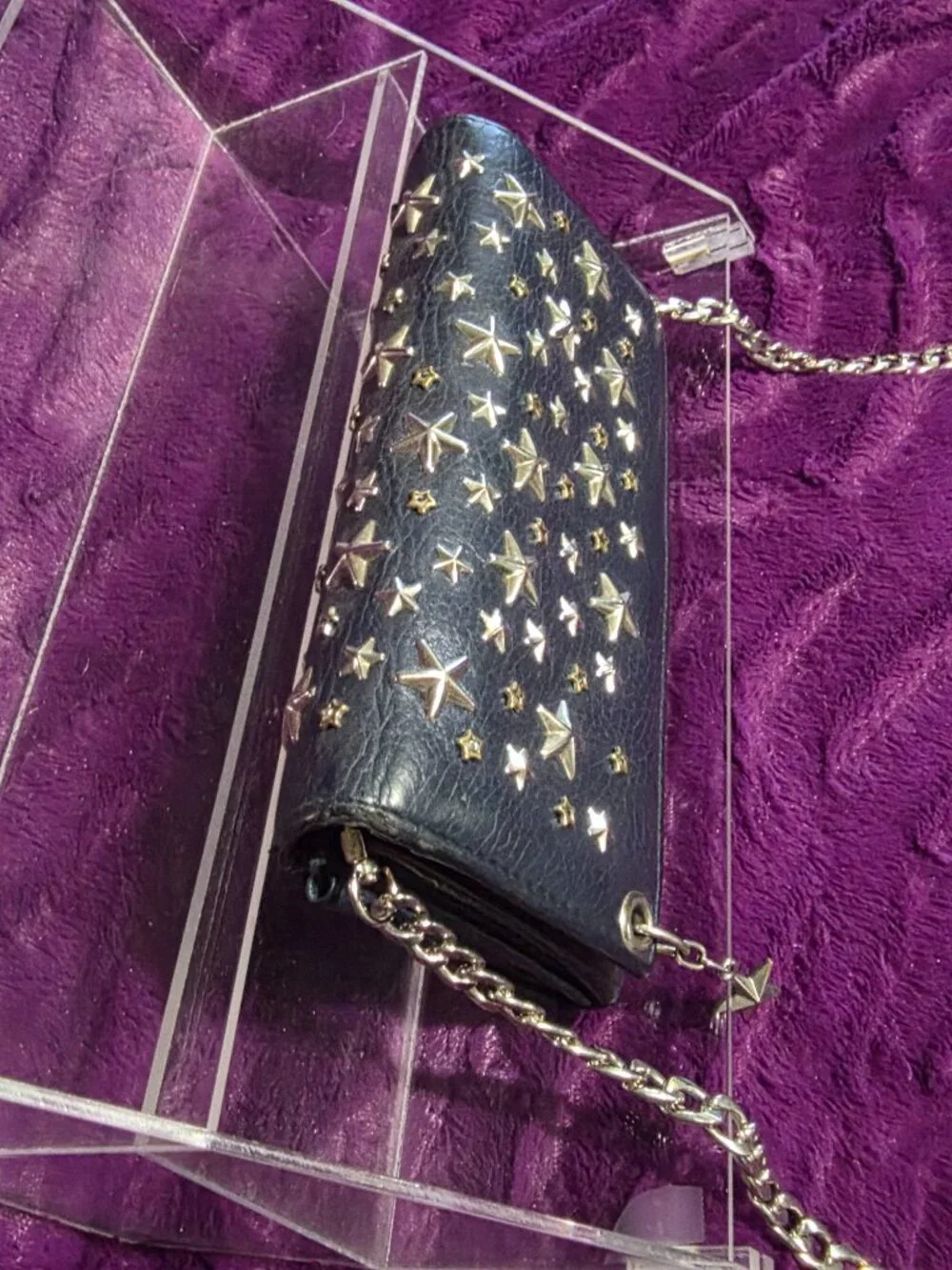 Jimmy Choo Milla Star Studs Wallet/Crossbody